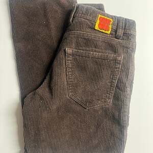 Empyre Corduroy Pants Brown Relaxed Baggy Y2k Skater Style size 24